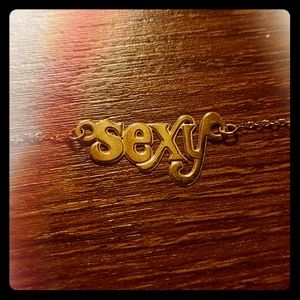 10KY Gold "SEXY" Anklet